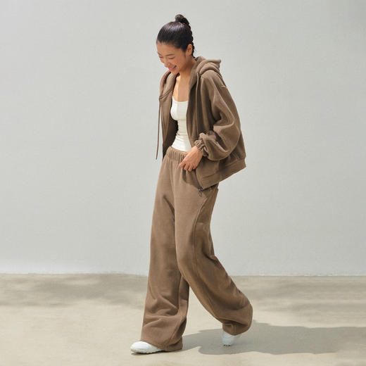 Ariseism 美式复古设计感连帽外套长裤套装女秋两件套 商品图4