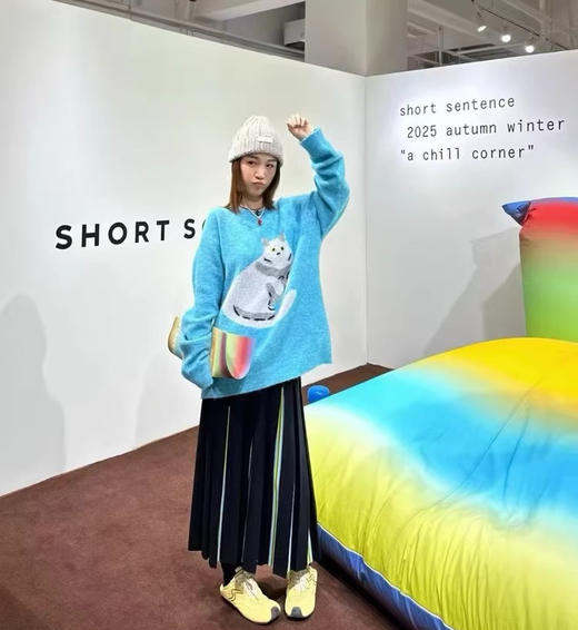 超治愈猫咪毛衣针织衫100 商品图1