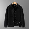 【DDT】大依优型大码男装秋冬厚款夹克外套时尚休闲商务翻领长袖外套百搭加肥加大 商品缩略图2