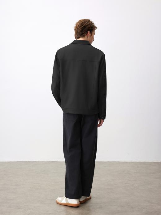 秋冬酷帅必备！柏奥玛NECHEER 帅气巴恩风机车夹克男士外套 商品图3