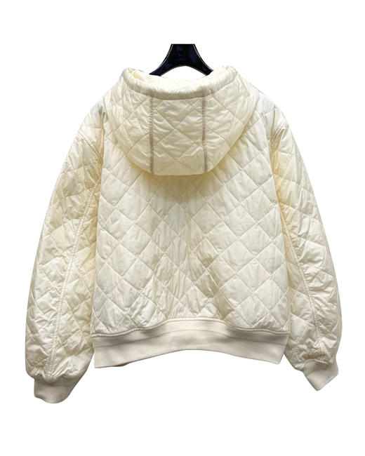 女款尼龙菱格连帽棉服020 商品图1