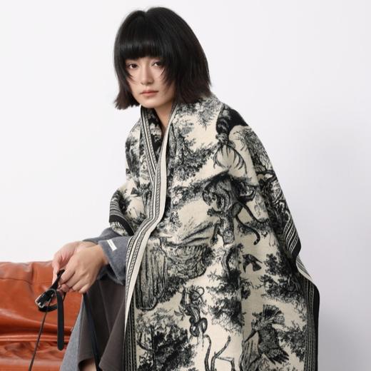 清仓特惠丨任意2件-20【大尺寸可做盖毯披肩】C&C时尚轻奢感围巾 牛皮纸礼袋装 商品图2