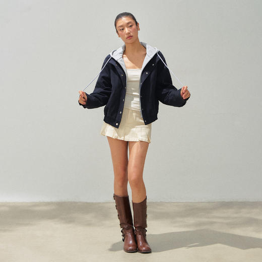 Ariseism美式复古设计感宽松棉衣外套女秋冬新款上衣 商品图3