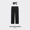 NPC潮牌立体剪裁撞钉直筒休闲裤男松紧腰侧袋宽松休闲NP57TR24 商品缩略图4