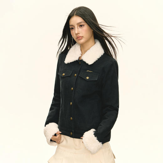 Ariseism 美式复古设计感棉衣外套女秋冬新款棉服上衣 商品图3