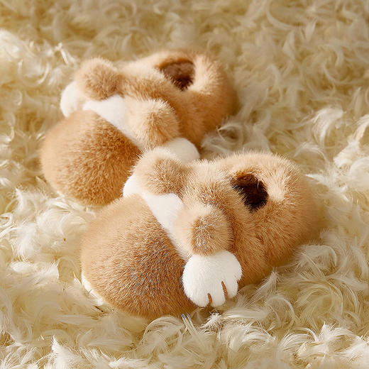 巴拉巴拉童鞋儿童棉拖鞋加绒包跟鞋子男童女童家居鞋冬季2025新款 商品图3