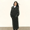 Ariseism 美式复古设计感毛呢外套女秋季新款长款呢子大衣 商品缩略图1