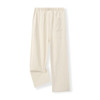 【含亚麻 系带松紧腰】罗蒙女士春秋休闲裤简约百搭舒适透气弹力有型长裤 商品缩略图4
