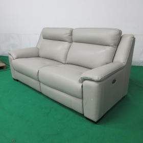 【OUTLET】3人2边电动沙发 德约克-F NV 浅灰