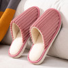 【买一送一】拍下发2双 条纹棉拖鞋男女秋冬季情侣家用居家保暖防滑毛绒厚底室内棉拖 商品缩略图1