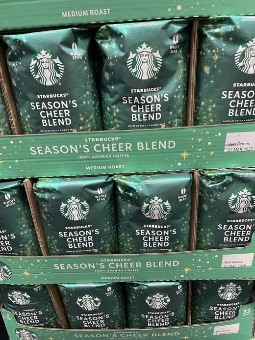 到手价238元 STARBUCKS星巴克冬季限量有机中度烘焙咖啡豆907g 美国代购，无中文标签，介意慎拍 商品图4