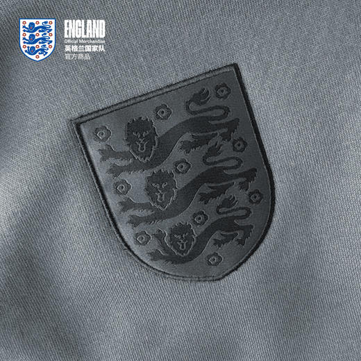 【官方正版】英格兰国家队 | 深灰连帽卫衣春秋基础款上衣 商品图4