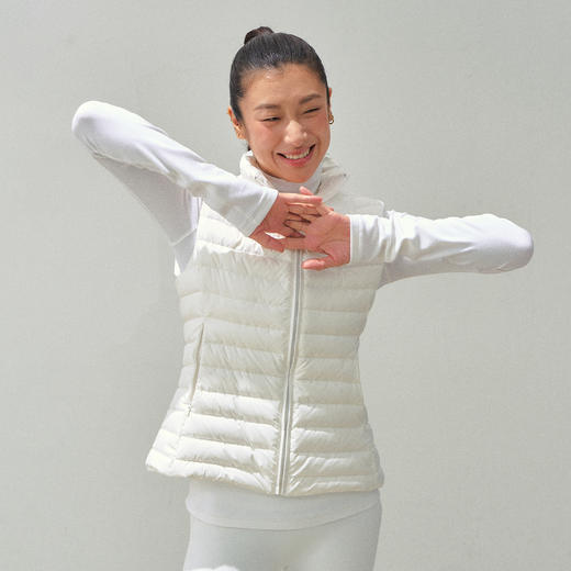 Ariseism 美式复古设计感羽绒马甲女秋冬新款马夹 商品图1