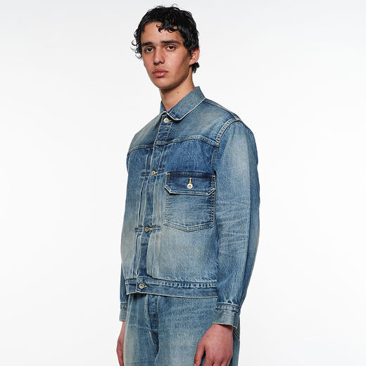 marka TYPE-1 DENIM JACKET 有机棉水洗牛仔夹克外套 商品图1