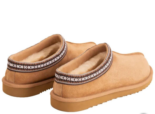 到手价338元 Kirkland羊皮羊毛一脚蹬拖鞋 100%羊毛 美国代购，无中文标签，介意慎拍 商品图8