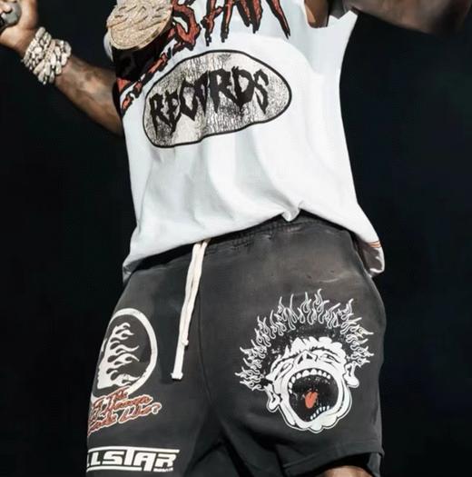 男款印花卫裤短裤 商品图3