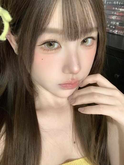 <大直径>PUFF GIRL-发财煎蛋 金-14.5mm【半年抛两片装 0-800度 含525/575】 商品图2