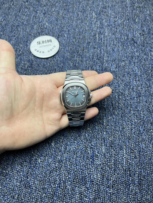 百达翡丽DDF鹦鹉螺5711系列 男士腕表 渐变蓝 330机 一眼难忘原版神韵难以辨别传世之作 丹东厂定制红宝石中轴一体机 商品图8