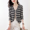 KQL 403H7928洋气上衣小香风短款修身针织开衫 商品缩略图1