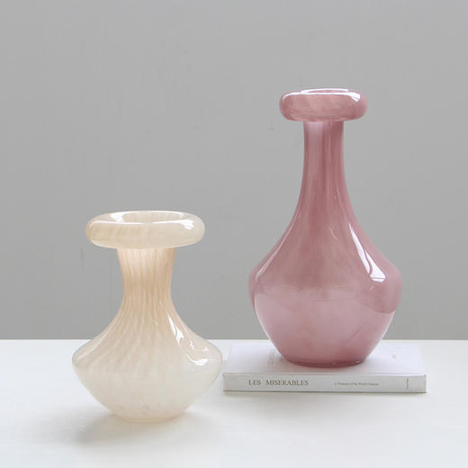 简约彩色小口花瓶水培插花干花小清新花器客厅桌面办公室居家装饰 商品图3