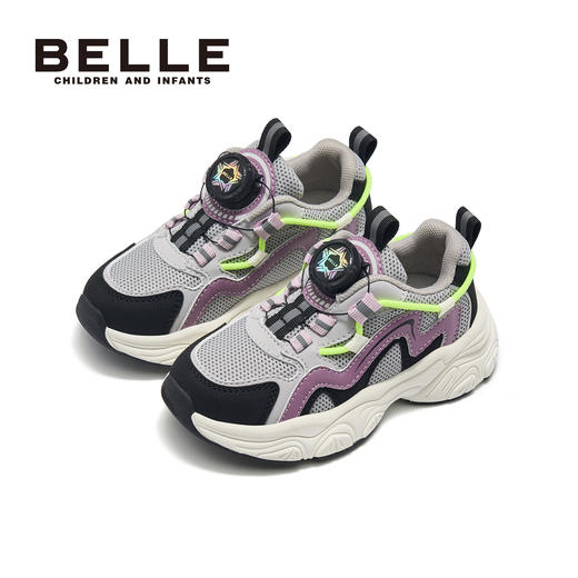 百丽儿童秋季新款网面老爹鞋BL5338舒适运动鞋 商品图10