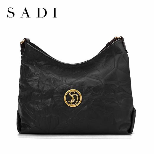 SADI萨迪 百搭时尚挂耳托特单肩包秋冬经典压纹轻奢休闲腋下包SDX20890 商品图4
