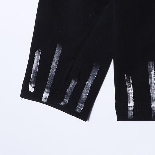 T4870SDSA秋冬新款痞帅男装韩版撞色印花半高领长袖T恤百搭时尚上衣 商品图4