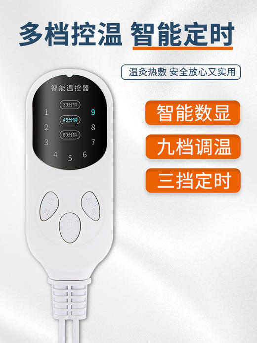 平直堂 电加热艾灸热敷毯 家用艾绒毯热敷理疗毯控温电热毯艾灸垫 商品图2