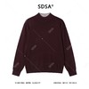 2571015SDSA男士秋冬新款痞帅男装潮牌简约纯色圆领针织衫毛衣百搭休闲 商品缩略图1