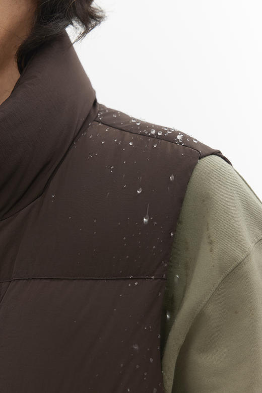 吃茶去chichaqu25秋冬新款重磅羽绒马甲户外保暖简约男女防风 商品图1