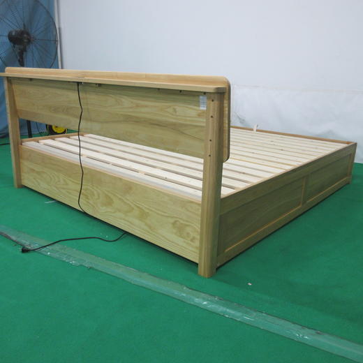 【OUTLET】大双人收纳床 维克-F-2 N 自然色 商品图5