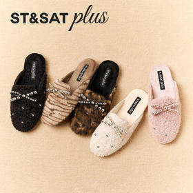 【微醺系列】星期六复古慵懒毛绒穆勒拖SSD4114156