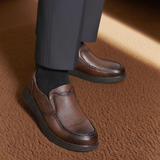 凯撒KAISER软底软面头层羊皮男士皮鞋 | 一脚蹬设计 耐磨防滑 柔软舒适不磨脚 经典不挑人 商品图1