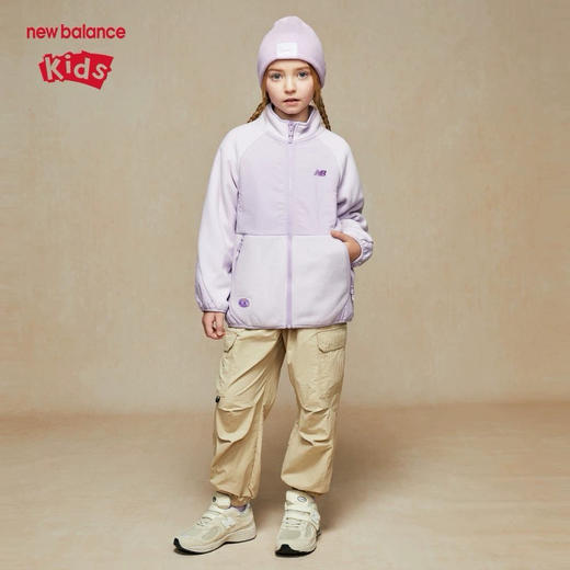 原单NB男女童摇粒绒立领外套100806 商品图3