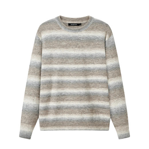 gxg.jeans男装冬季条纹圆领毛衫J24X204053 商品图4