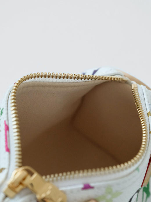 驴家 白三彩 村上隆再版系列  Nano Speedy 手袋手拿枕头斜跨包（DG*MM） 商品图6