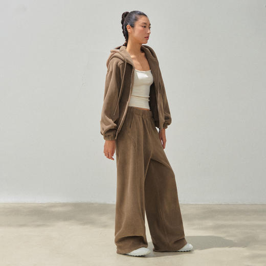 Ariseism 美式复古设计感连帽外套长裤套装女秋两件套 商品图2