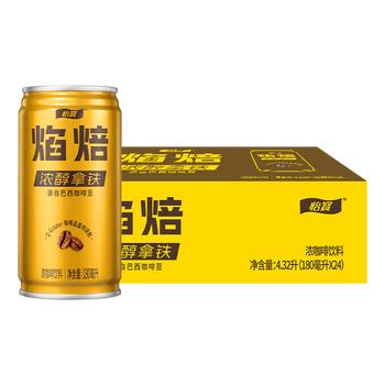 怡宝 焰焙浓醇拿铁浓咖啡饮料180ml*24罐 整箱装 商品图2