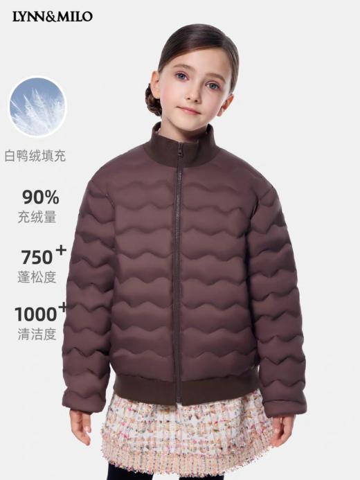 【春上新】8楼LYNN&MILO琳麦罗 亲子女/男童2025春秋冬新款短款羽绒服百搭外套 商品图8