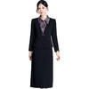 QYM 65101-Y时尚两件套裙中长款包臀连衣裙西装外套套装裙 商品缩略图4