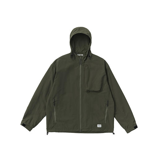 吃茶去chichaqu25秋冬带帽拉链外套城市户外复古宽松防泼水山系 商品图4