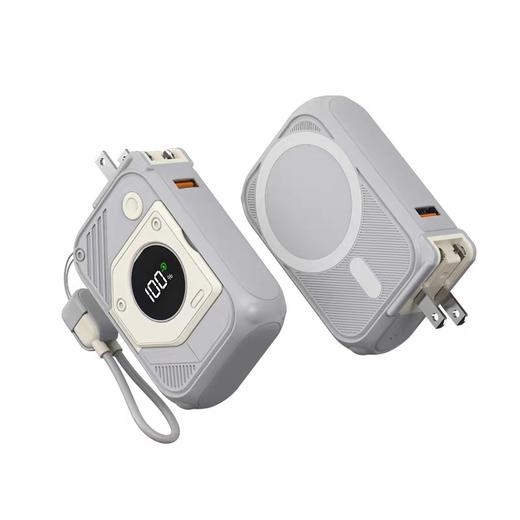 磁吸充电宝自带插座K28  10000 毫安  带支架  A-5281 商品图4