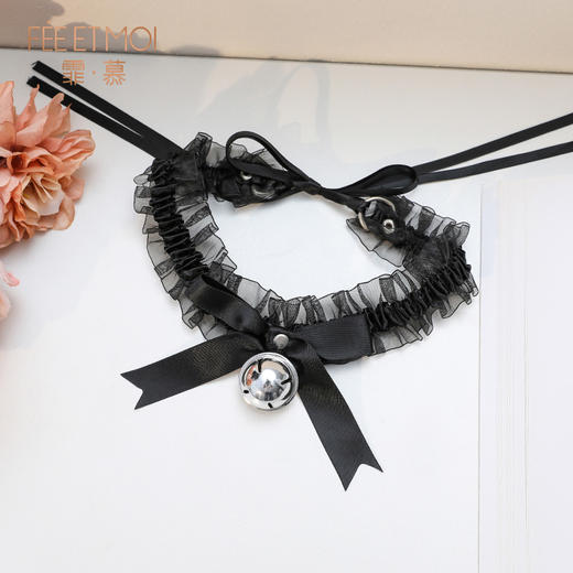 霏慕铃铛颈环7664 白 6976309828239 6976309828246 商品图1