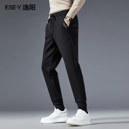 【加绒-运动裤】逸阳冬季男士热卖休闲运动保暖裤子1350 商品图3