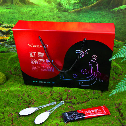 蜂产品制品红参蜂蜜饮礼盒12克*7支*3盒 商品图2