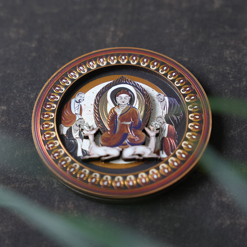 敦煌 银箔冰箱贴