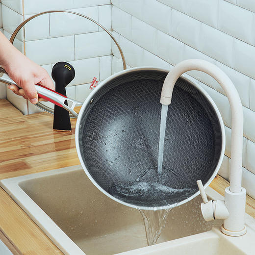 康巴赫第五代抗菌蜂窝炒锅KGD-C32W【分仓直发，72小时发货，周末节假日不发货】 商品图10