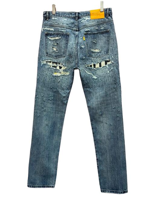 男款破坏牛仔裤长裤 商品图1