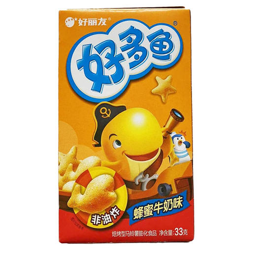 好丽友好多鱼蜂蜜牛奶味33g(6920907808360) 商品图0