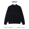 2571015SDSA男士秋冬新款痞帅男装潮牌简约纯色圆领针织衫毛衣百搭休闲 商品缩略图0